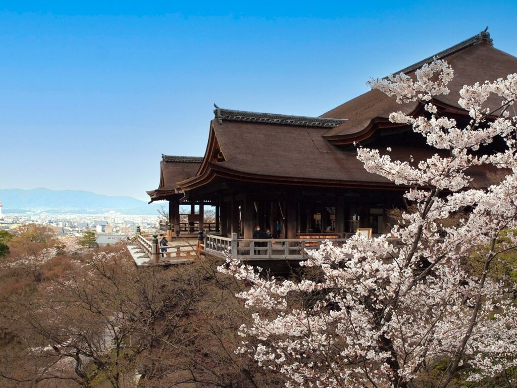 清水寺と桜