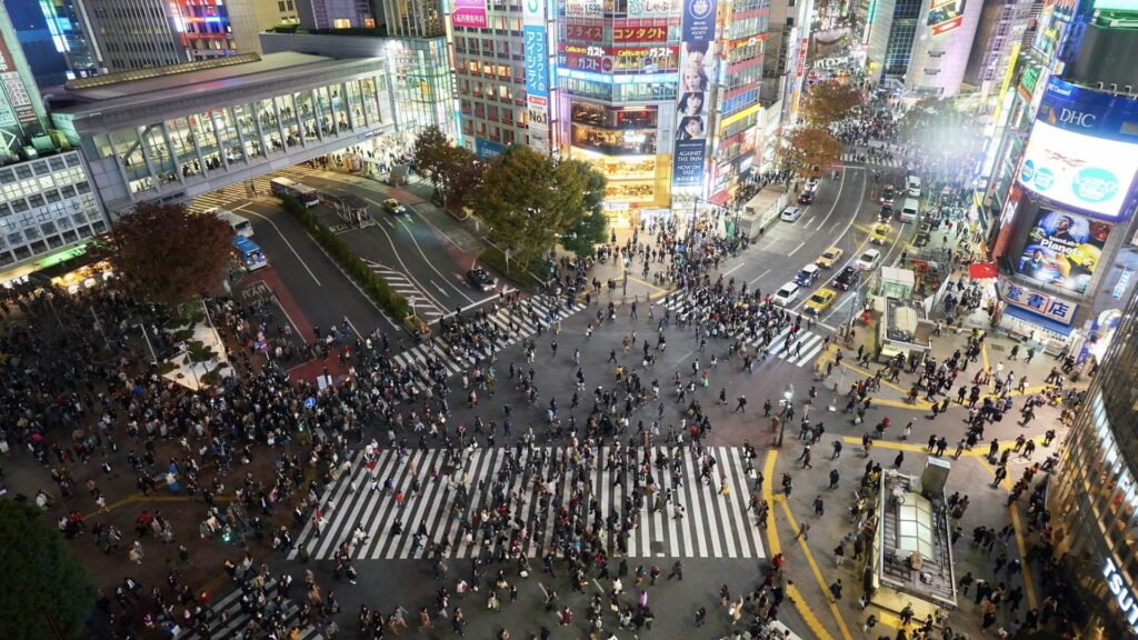渋谷スクランブル交差点