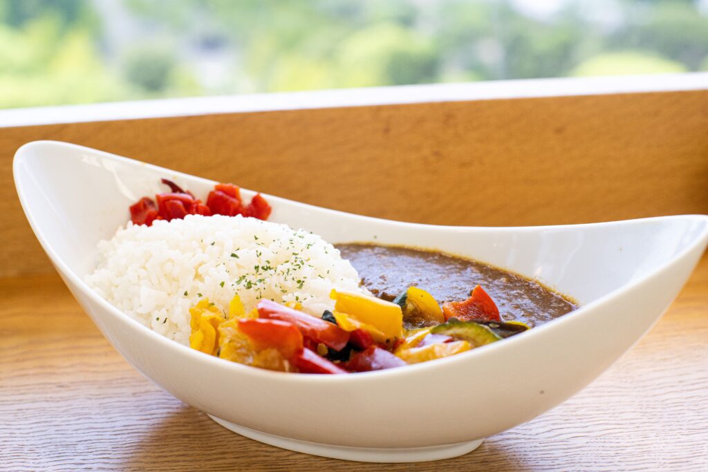 のんほいパーク 展望塔 ステラカフェ カレー