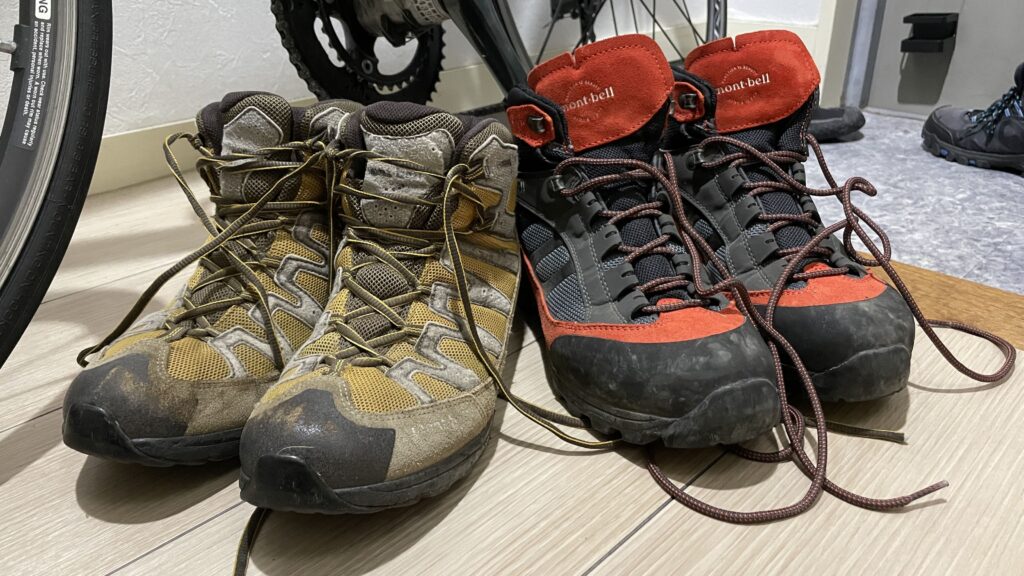 筑波山 登山靴