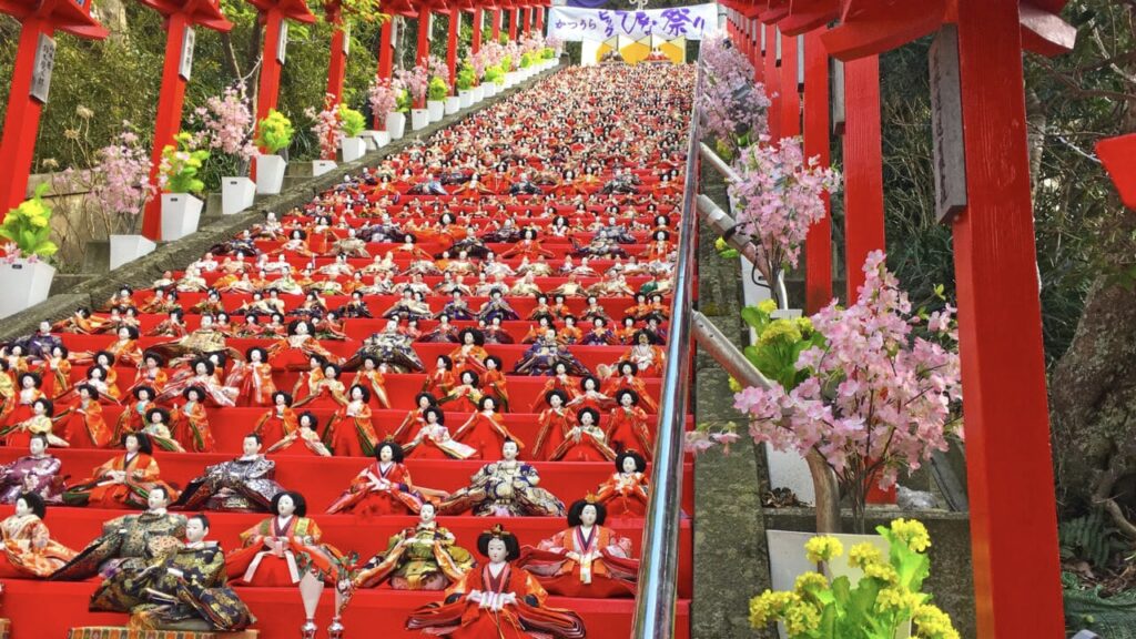 かつうらビッグひな祭り　遠見岬神社