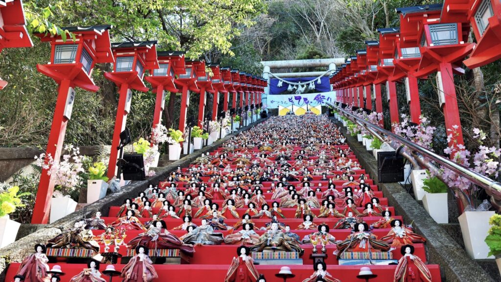 かつうらビッグひな祭り　遠見岬神社