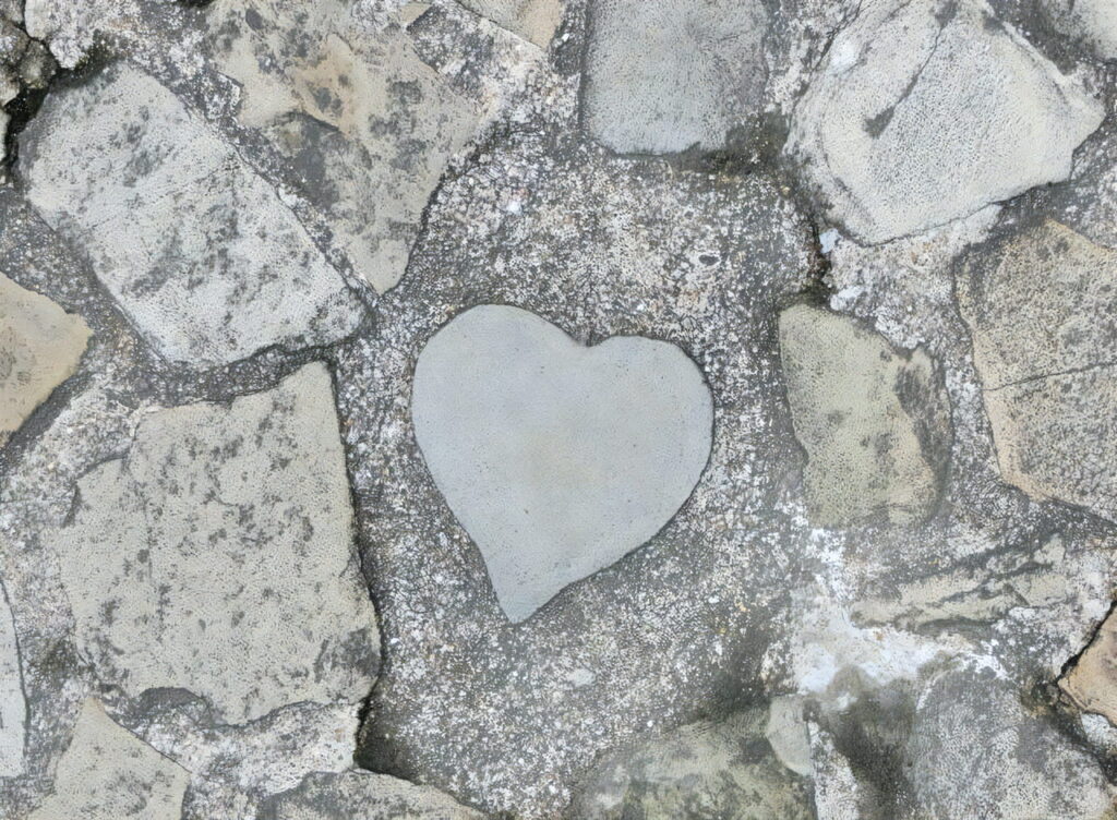 グラバー園　ハートストーン