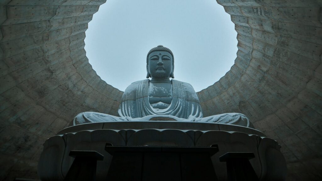 真駒内滝野霊園　頭大仏