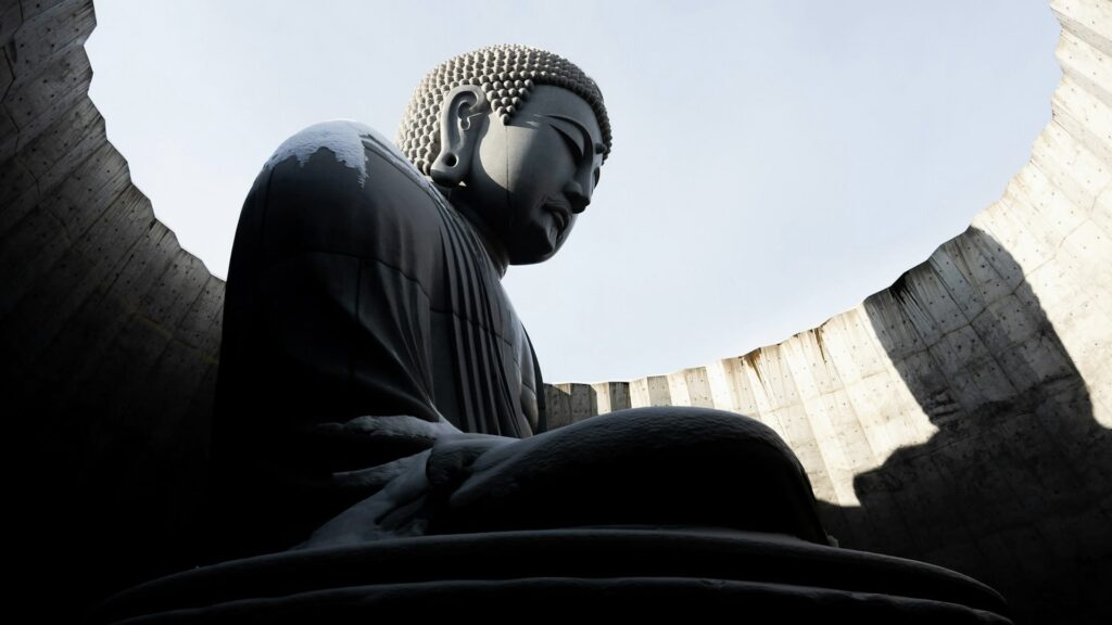 真駒内滝野霊園　頭大仏