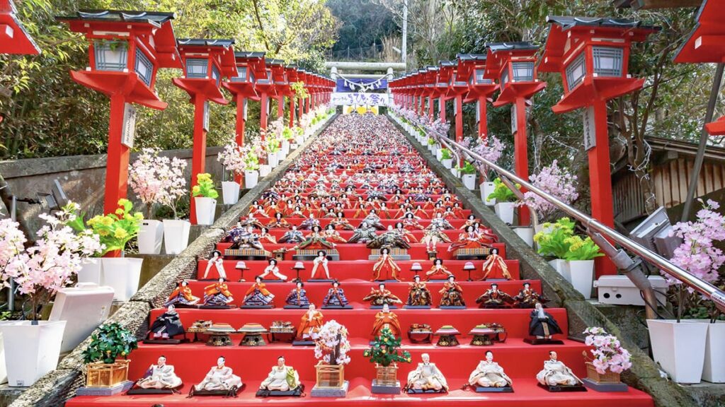 かつうらビッグひな祭り　遠見岬神社