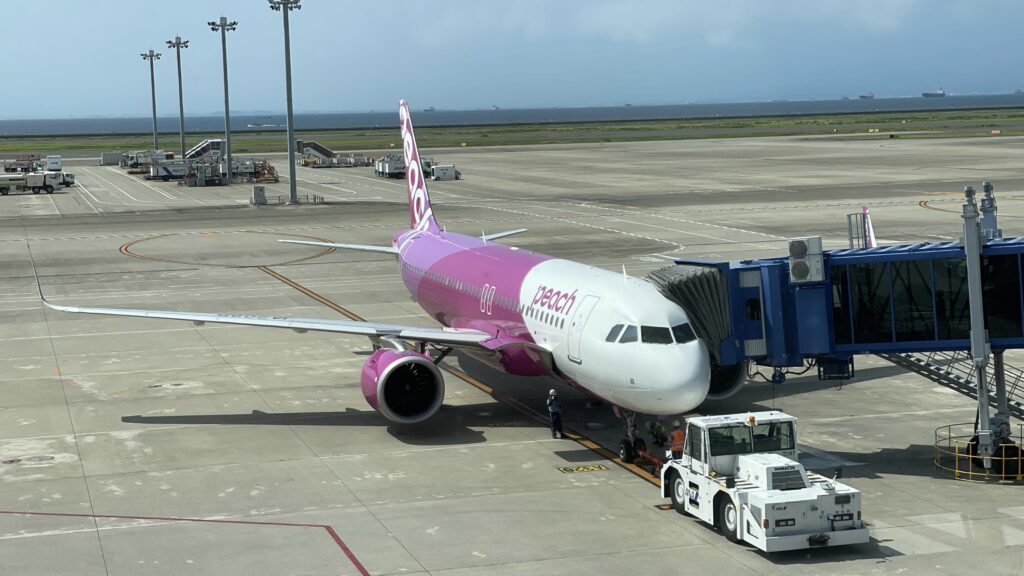 中部国際空港　セントレア　ピーチ航空　Peach