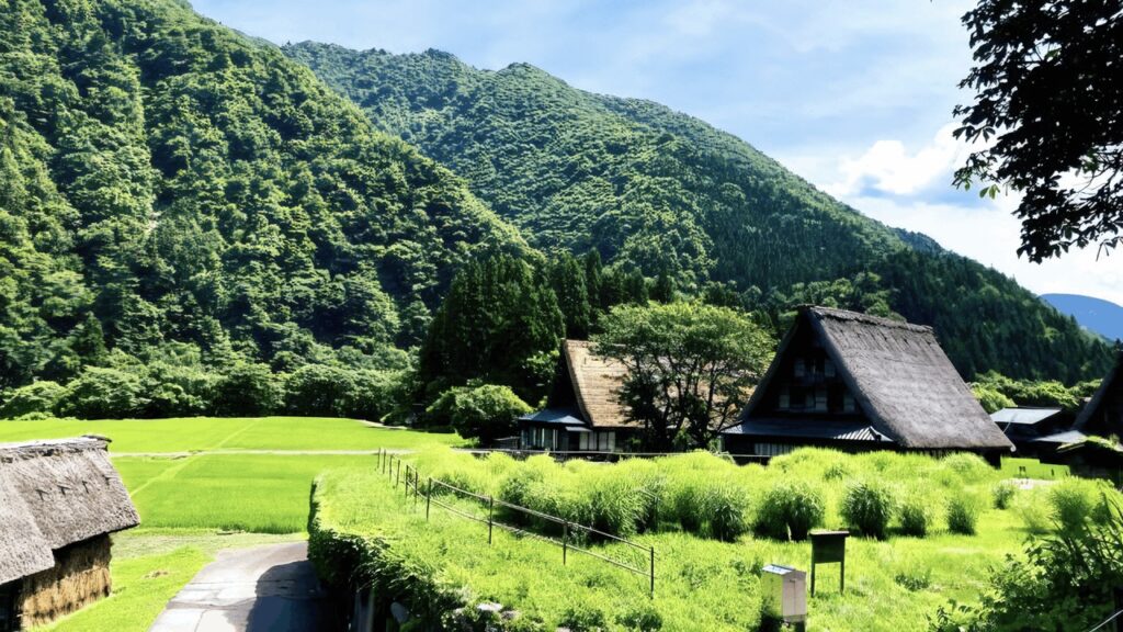 五箇山の合掌造り