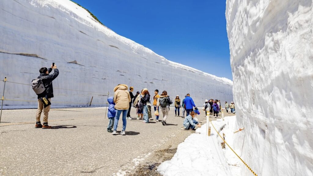 雪の大谷　立山