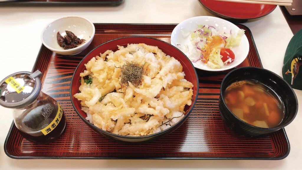 立山室堂 白エビのかき揚げ丼