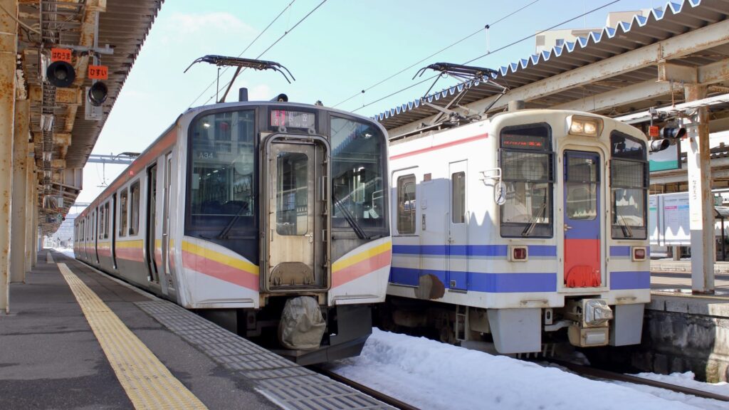 直江津駅 信越線 信越本線 北越急行ほくほく線