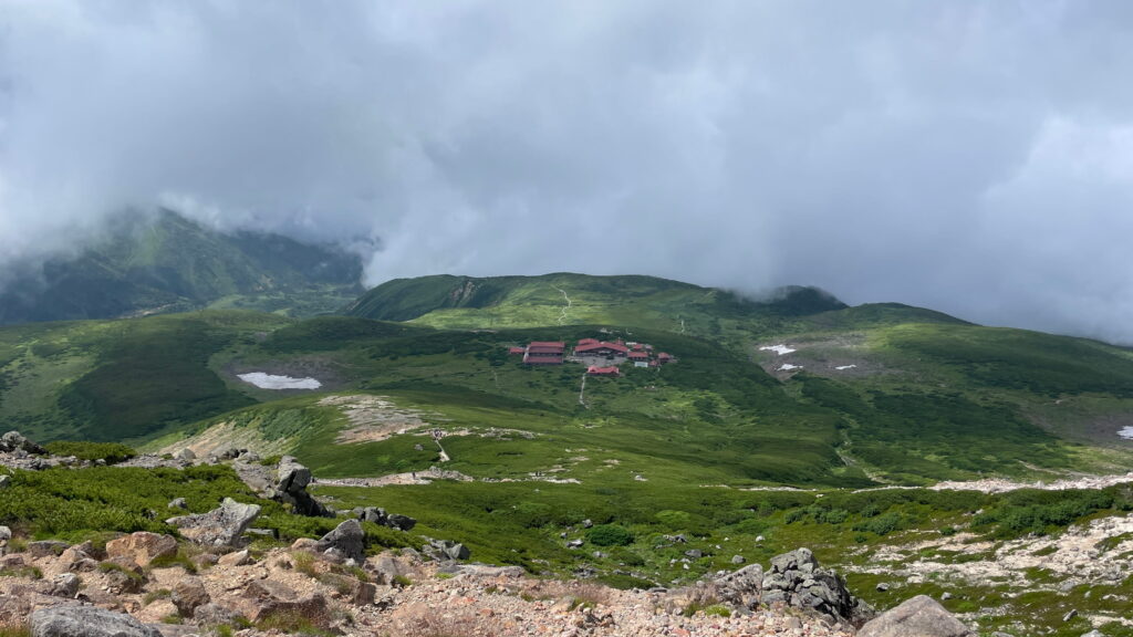 白山　御前峰　室堂