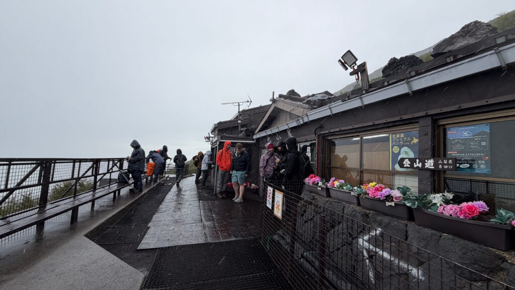 富士山　七合目